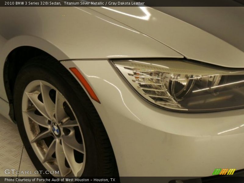 Titanium Silver Metallic / Gray Dakota Leather 2010 BMW 3 Series 328i Sedan