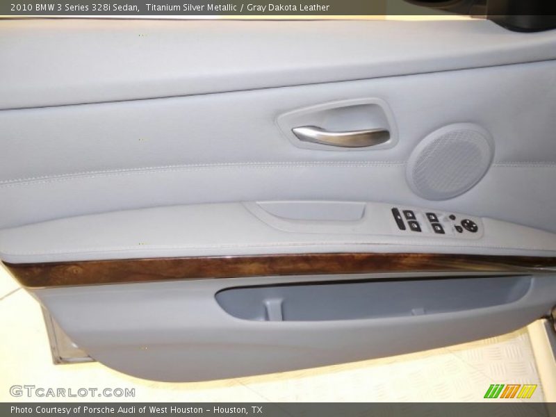 Titanium Silver Metallic / Gray Dakota Leather 2010 BMW 3 Series 328i Sedan