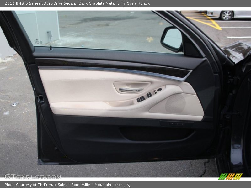 Dark Graphite Metallic II / Oyster/Black 2012 BMW 5 Series 535i xDrive Sedan