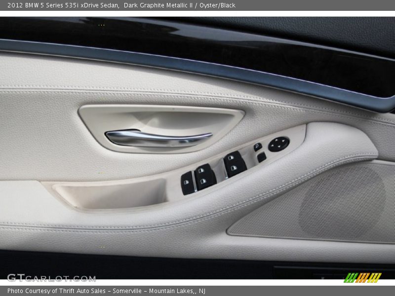 Dark Graphite Metallic II / Oyster/Black 2012 BMW 5 Series 535i xDrive Sedan