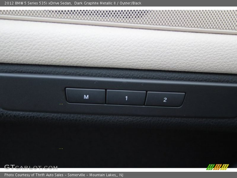 Dark Graphite Metallic II / Oyster/Black 2012 BMW 5 Series 535i xDrive Sedan