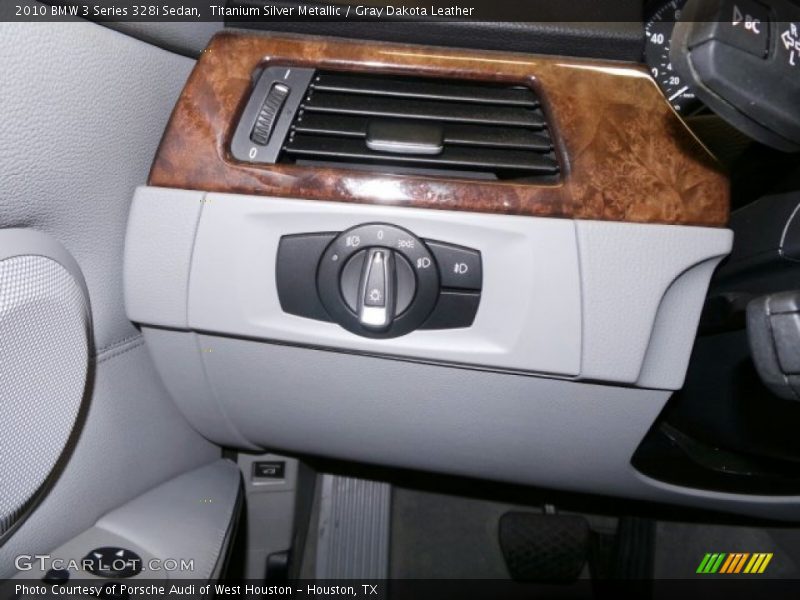 Titanium Silver Metallic / Gray Dakota Leather 2010 BMW 3 Series 328i Sedan