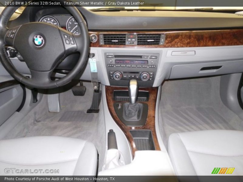 Titanium Silver Metallic / Gray Dakota Leather 2010 BMW 3 Series 328i Sedan