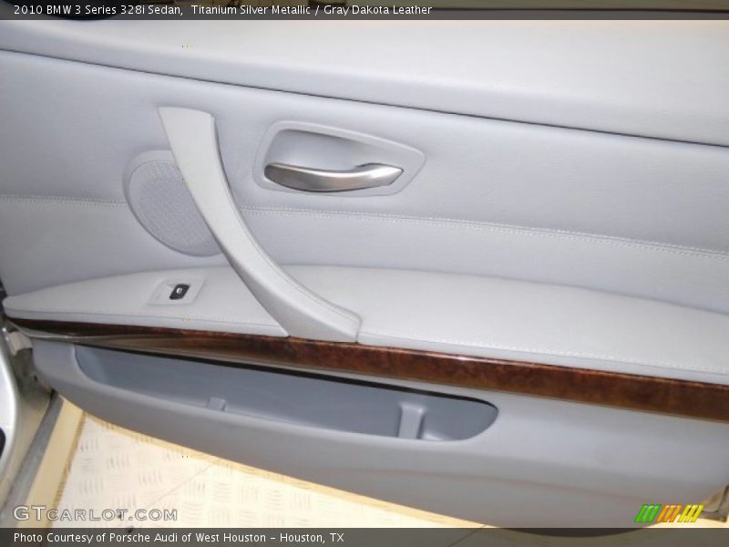 Titanium Silver Metallic / Gray Dakota Leather 2010 BMW 3 Series 328i Sedan