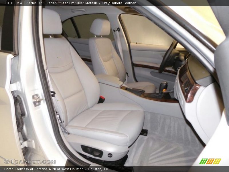 Titanium Silver Metallic / Gray Dakota Leather 2010 BMW 3 Series 328i Sedan