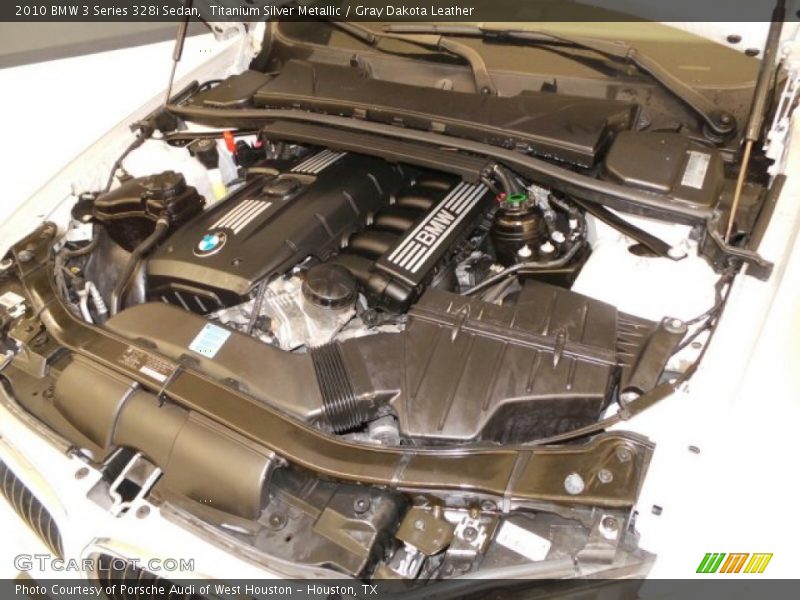 Titanium Silver Metallic / Gray Dakota Leather 2010 BMW 3 Series 328i Sedan
