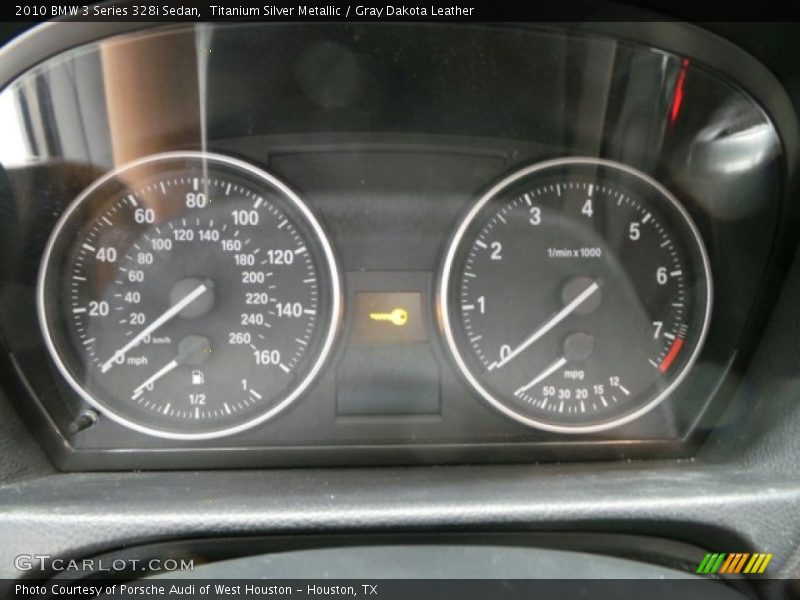 Titanium Silver Metallic / Gray Dakota Leather 2010 BMW 3 Series 328i Sedan
