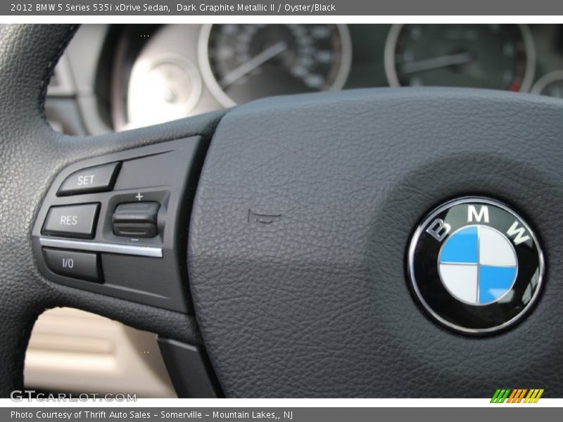 Dark Graphite Metallic II / Oyster/Black 2012 BMW 5 Series 535i xDrive Sedan
