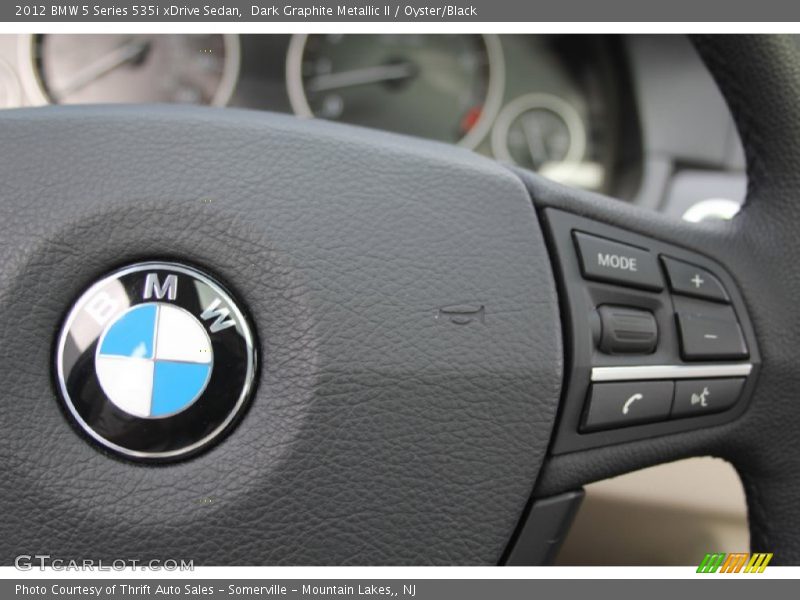 Dark Graphite Metallic II / Oyster/Black 2012 BMW 5 Series 535i xDrive Sedan