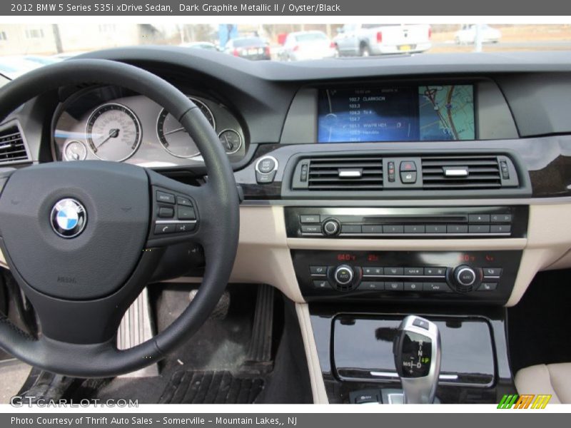 Dark Graphite Metallic II / Oyster/Black 2012 BMW 5 Series 535i xDrive Sedan