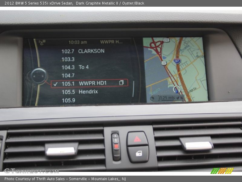 Dark Graphite Metallic II / Oyster/Black 2012 BMW 5 Series 535i xDrive Sedan