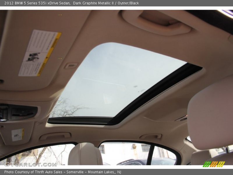 Dark Graphite Metallic II / Oyster/Black 2012 BMW 5 Series 535i xDrive Sedan