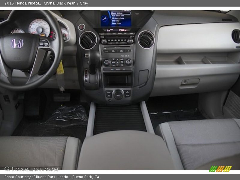 Crystal Black Pearl / Gray 2015 Honda Pilot SE
