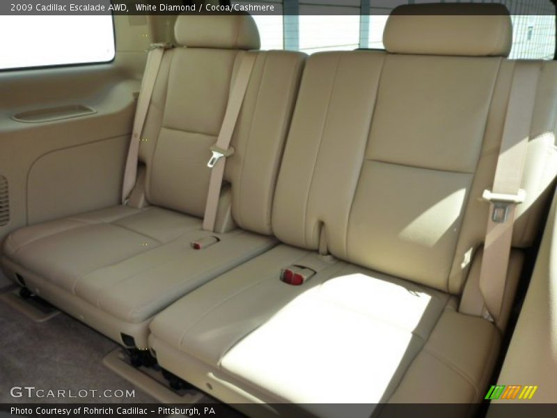 White Diamond / Cocoa/Cashmere 2009 Cadillac Escalade AWD