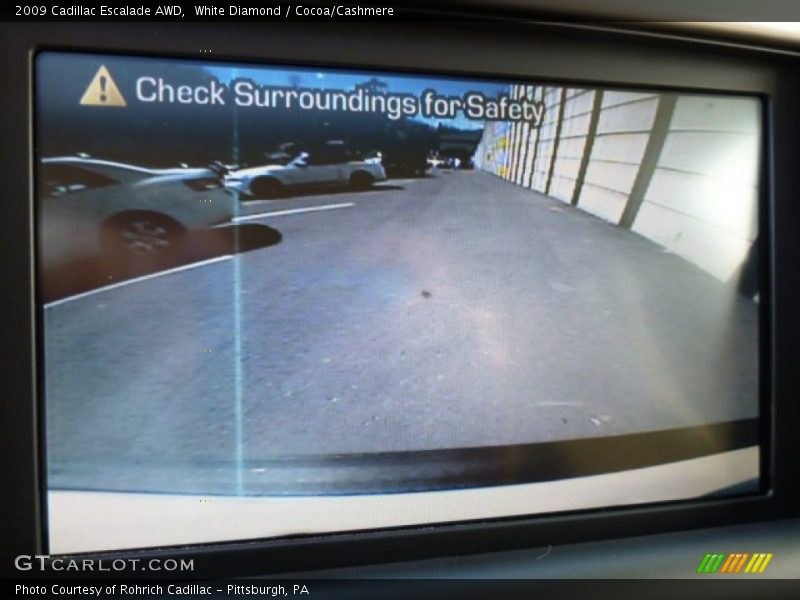 White Diamond / Cocoa/Cashmere 2009 Cadillac Escalade AWD