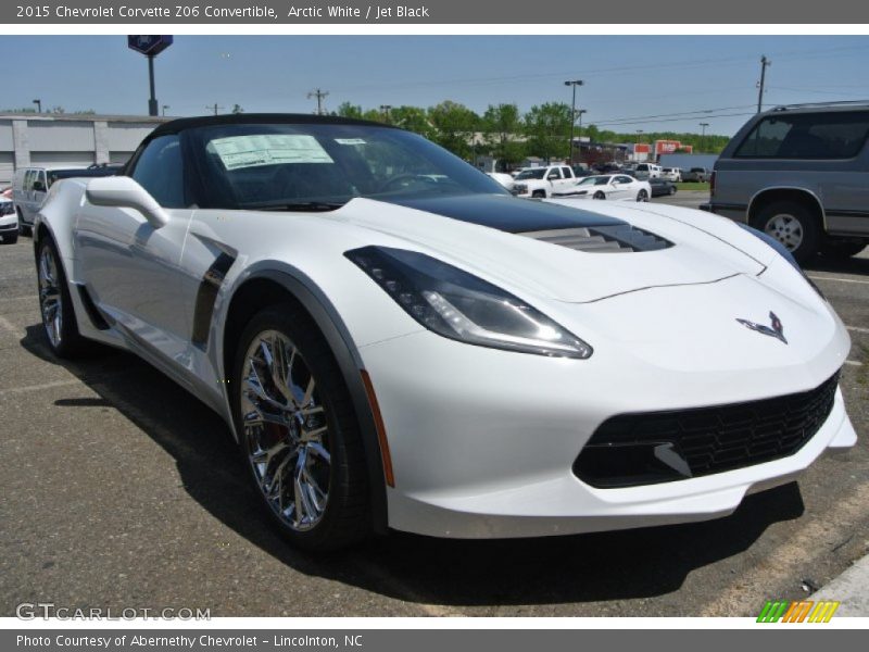 Arctic White / Jet Black 2015 Chevrolet Corvette Z06 Convertible