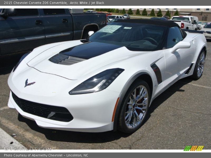 Arctic White / Jet Black 2015 Chevrolet Corvette Z06 Convertible