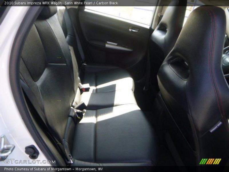 Satin White Pearl / Carbon Black 2010 Subaru Impreza WRX Wagon