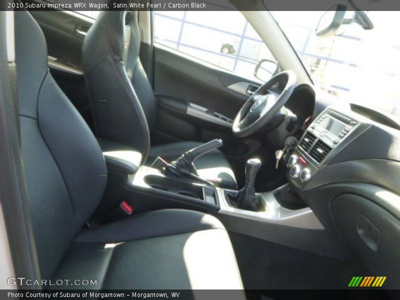 Satin White Pearl / Carbon Black 2010 Subaru Impreza WRX Wagon