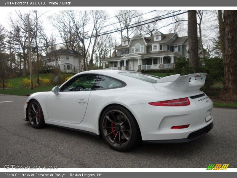 White / Black 2014 Porsche 911 GT3