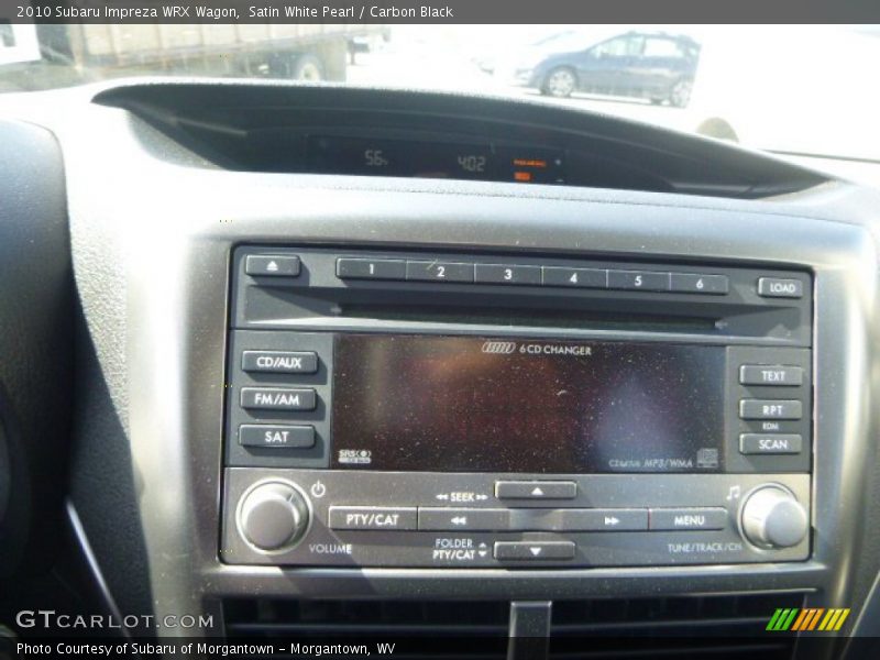 Satin White Pearl / Carbon Black 2010 Subaru Impreza WRX Wagon