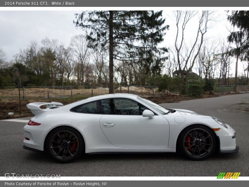 White / Black 2014 Porsche 911 GT3
