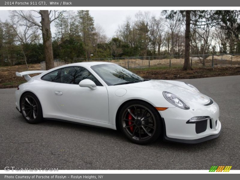 White / Black 2014 Porsche 911 GT3