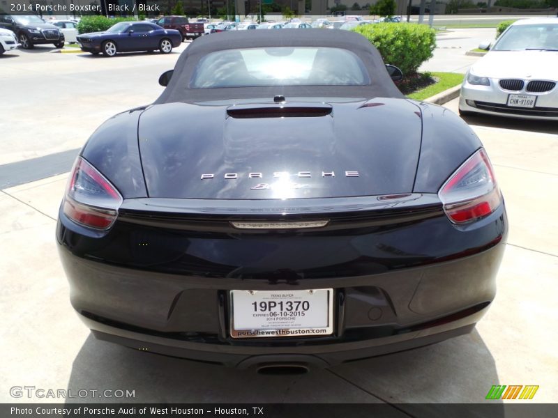 Black / Black 2014 Porsche Boxster