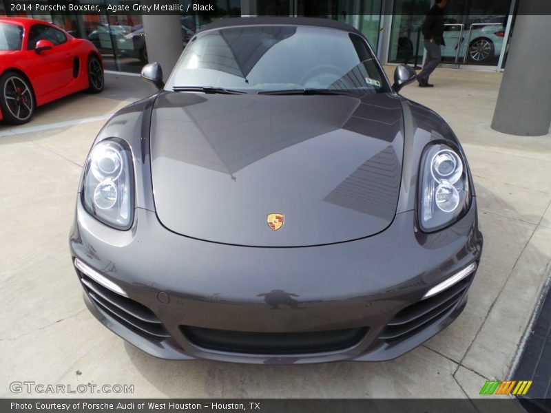 Agate Grey Metallic / Black 2014 Porsche Boxster