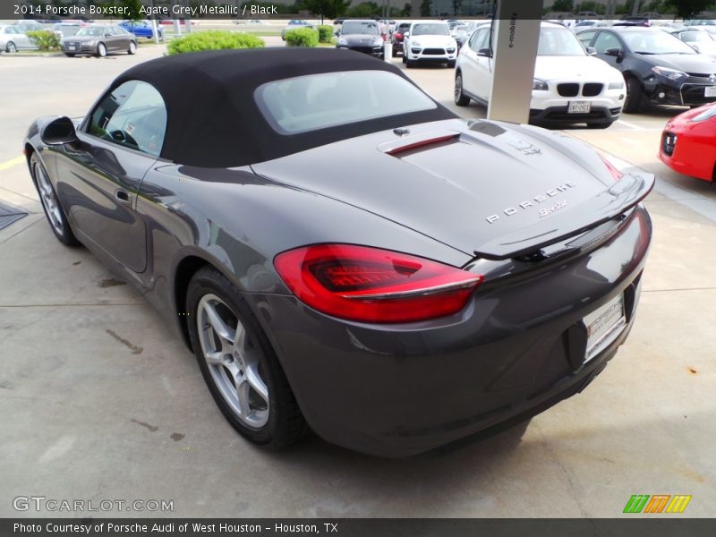 Agate Grey Metallic / Black 2014 Porsche Boxster