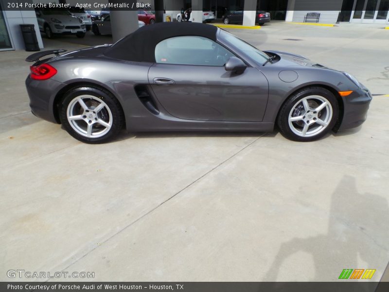 Agate Grey Metallic / Black 2014 Porsche Boxster