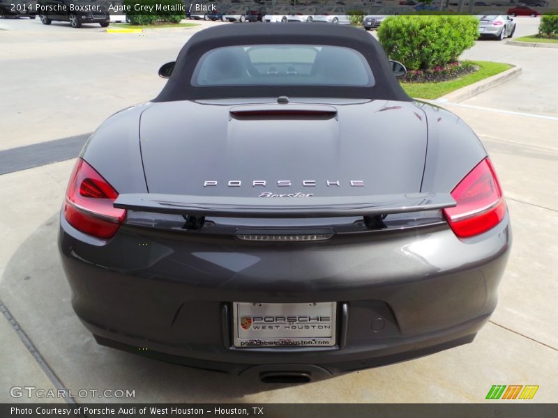 Agate Grey Metallic / Black 2014 Porsche Boxster
