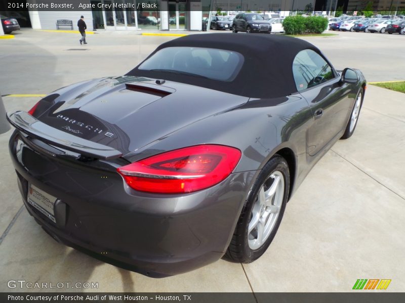 Agate Grey Metallic / Black 2014 Porsche Boxster
