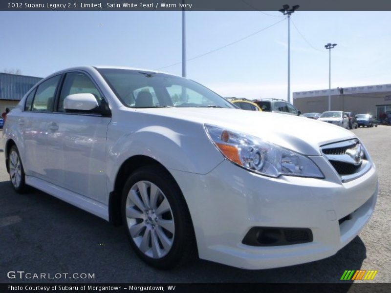 Satin White Pearl / Warm Ivory 2012 Subaru Legacy 2.5i Limited