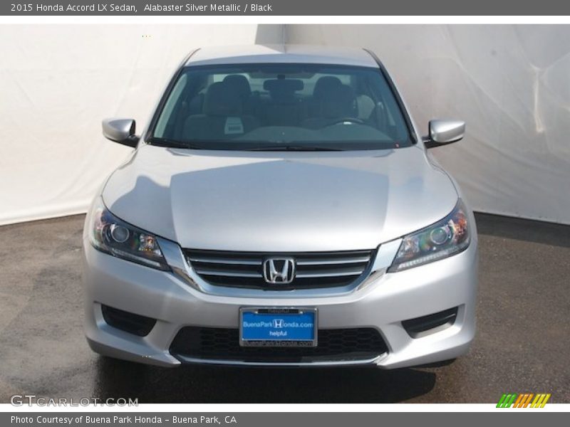 Alabaster Silver Metallic / Black 2015 Honda Accord LX Sedan