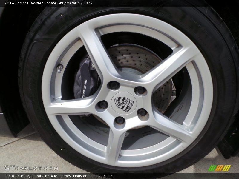 Agate Grey Metallic / Black 2014 Porsche Boxster
