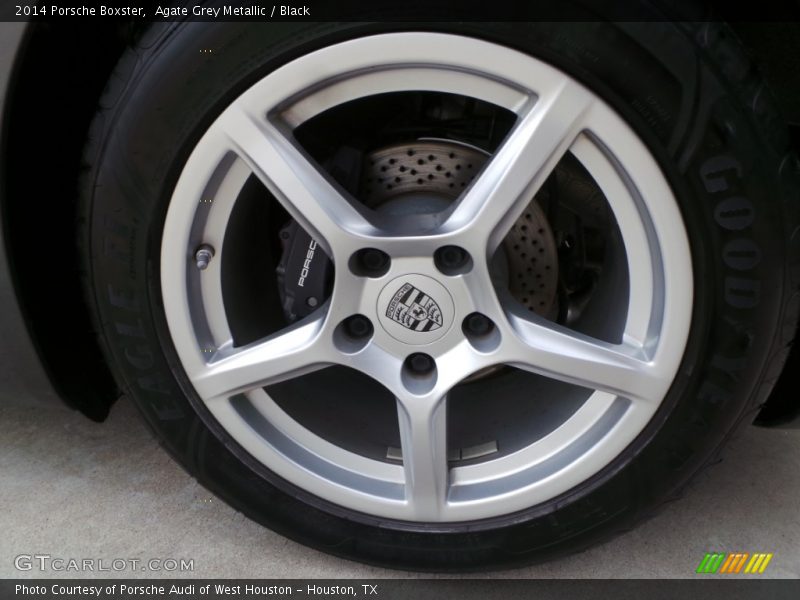 Agate Grey Metallic / Black 2014 Porsche Boxster