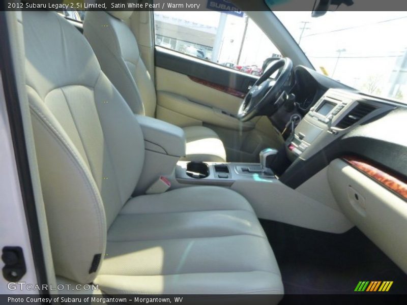 Satin White Pearl / Warm Ivory 2012 Subaru Legacy 2.5i Limited