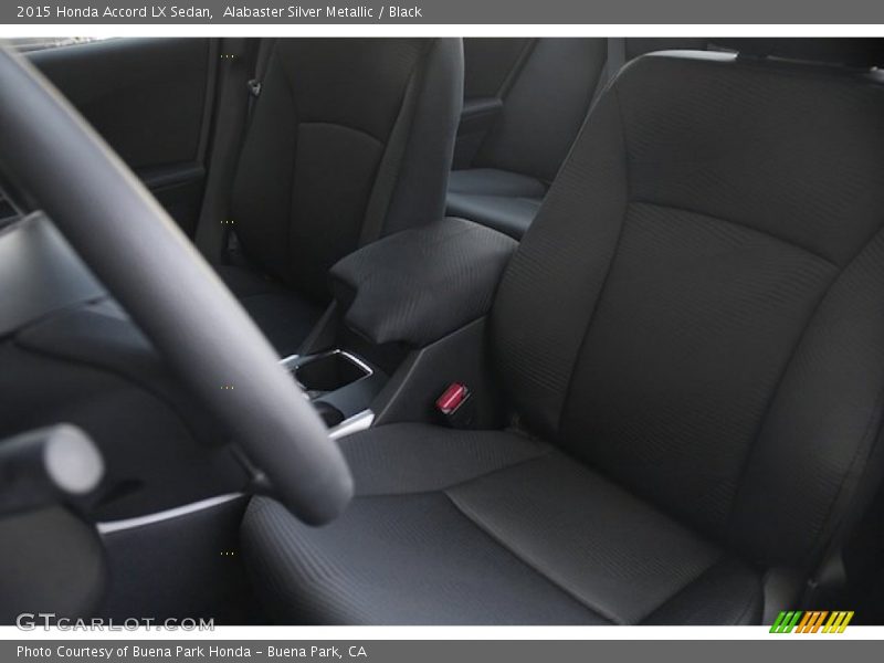 Alabaster Silver Metallic / Black 2015 Honda Accord LX Sedan