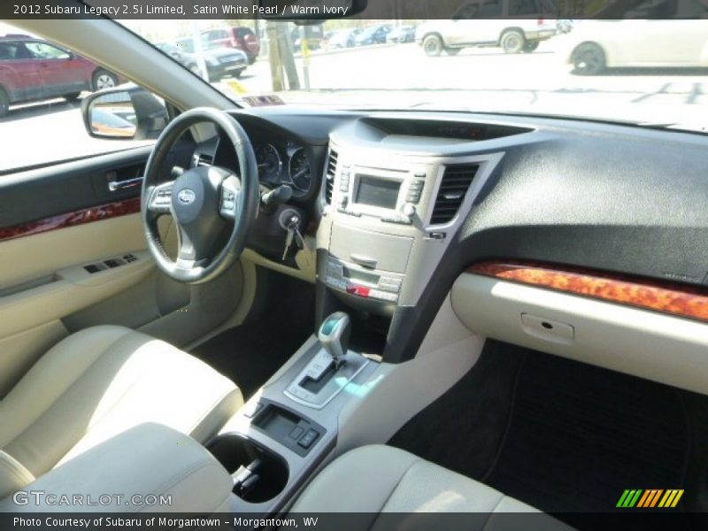 Satin White Pearl / Warm Ivory 2012 Subaru Legacy 2.5i Limited