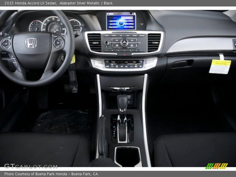 Alabaster Silver Metallic / Black 2015 Honda Accord LX Sedan