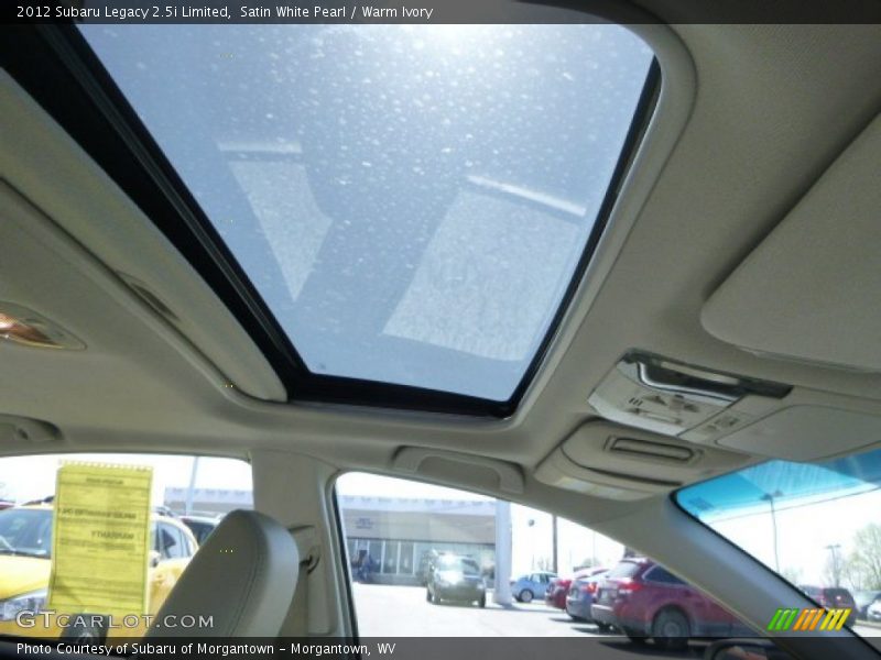 Satin White Pearl / Warm Ivory 2012 Subaru Legacy 2.5i Limited
