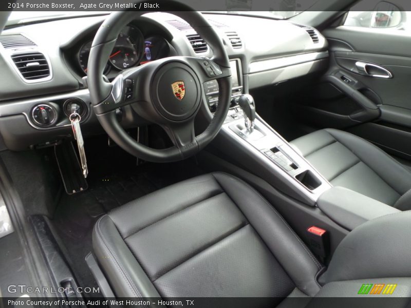 Agate Grey Metallic / Black 2014 Porsche Boxster