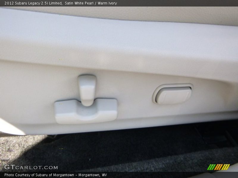 Satin White Pearl / Warm Ivory 2012 Subaru Legacy 2.5i Limited