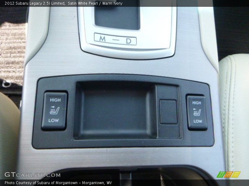 Satin White Pearl / Warm Ivory 2012 Subaru Legacy 2.5i Limited