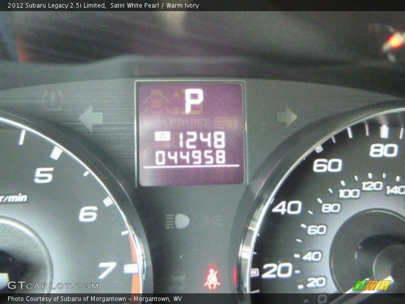 Satin White Pearl / Warm Ivory 2012 Subaru Legacy 2.5i Limited