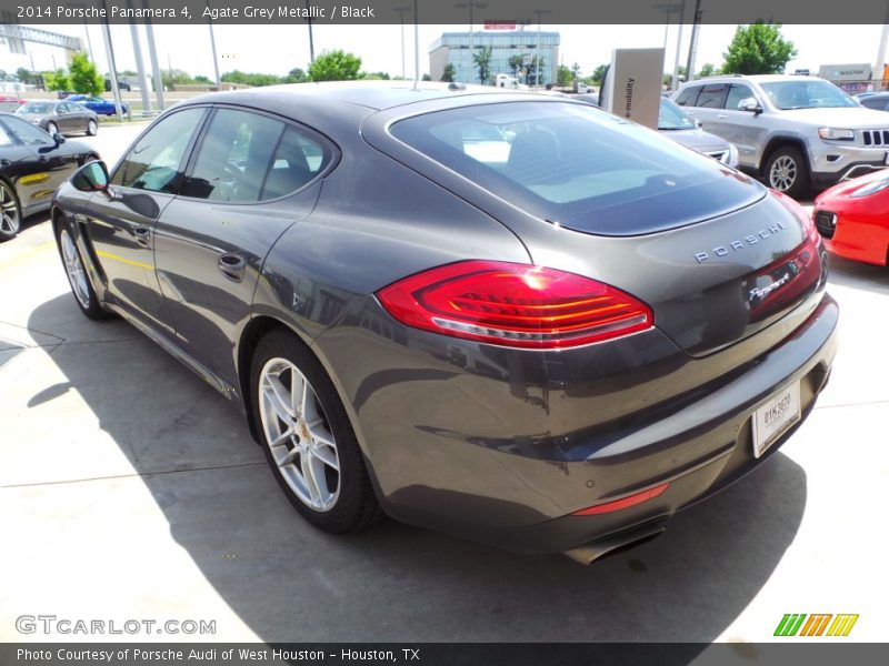 Agate Grey Metallic / Black 2014 Porsche Panamera 4