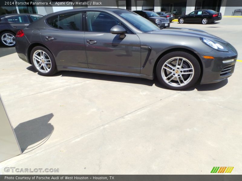 Agate Grey Metallic / Black 2014 Porsche Panamera 4