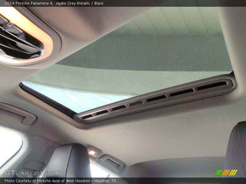 Agate Grey Metallic / Black 2014 Porsche Panamera 4