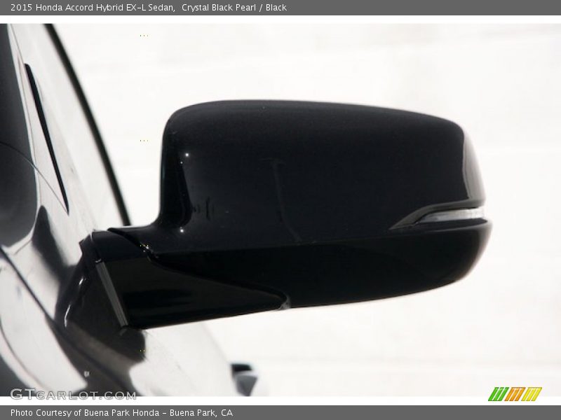 Crystal Black Pearl / Black 2015 Honda Accord Hybrid EX-L Sedan